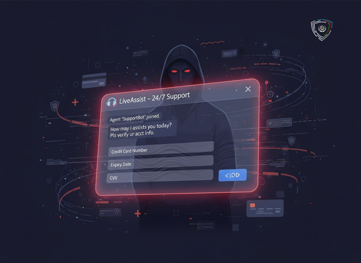 LiveChat üzərindən fişinq hücumu: kredit kartı və şəxsi məlumatlar ələ keçirilir