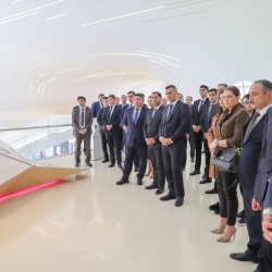 Xüsusi Rabitə və İnformasiya Təhlükəsizliyi Dövlət Xidmətinin şəxsi heyəti Heydər Əliyev Mərkəzini ziyarət edib