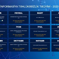 "İnformasiya təhlükəsizliyi təqvimi" layihəsi çərçivəsində ilk canlı seminar keçirilmişdir.